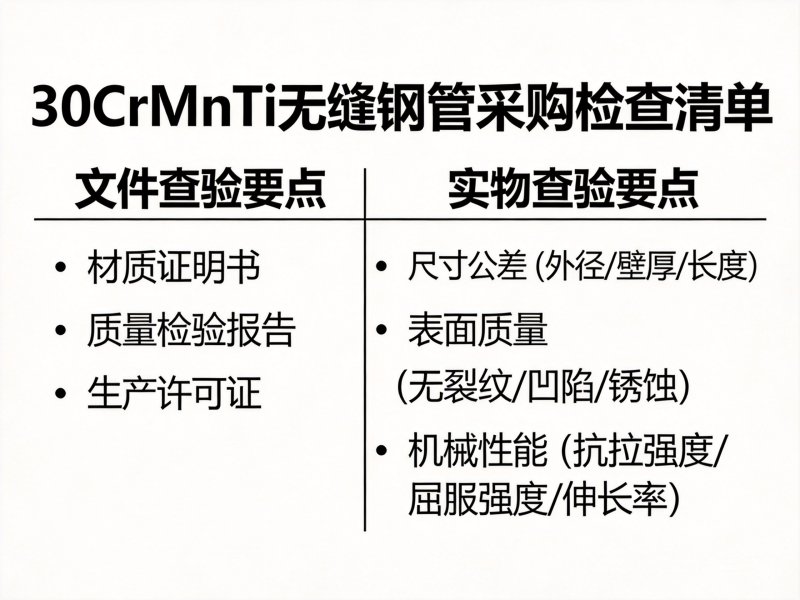 30CrMnTi无缝钢管采购指南：浉河地区如何选择优质供应商？